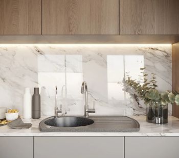 Кухонная мойка Domaci Бьелла DMC-23 GWS-23-308 Черная — фото 4, Кухонные мойки