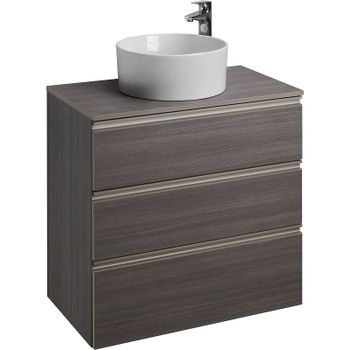 Тумба под раковину Roca The Gap 80 A857406402 подвесная Городской дуб — фото 2, Тумбы под раковину