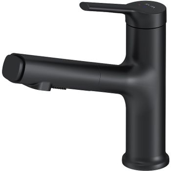 Смеситель для раковины AM.PM X-Joy F85B02922 Черный матовый — фото 1, Смесители для раковины