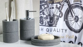 Дозатор для жидкого мыла Fixsen Nero FX-240-1 Серый — фото 2, Дозаторы