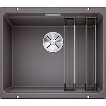 Кухонная мойка Blanco Etagon 500-U Silgranit 522228 Темная скала — фото 1, Кухонные мойки