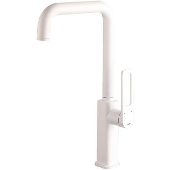 Смеситель для кухни Iddis Slide SLIWT00i05 Белый матовый — фото 1, Смесители для кухни