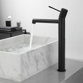 Товар: Смеситель для раковины Vincea Desire VBF-1D2MB Черный матовый - фото 6 Смеситель для раковины Vincea Desire VBF-1D2MB Черный матовый — фото 6, Смесители для раковины