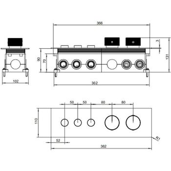 Смеситель для душа Allen Brau Liberty 5.33003-BN с термостатом Никель брашированный — фото 24, Смеситель для душа