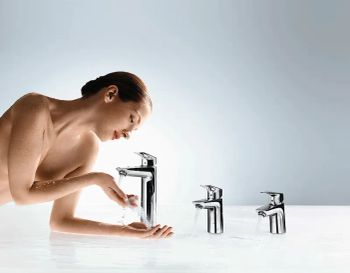 Смеситель для раковины Hansgrohe Logis 71100000 Хром — фото 3, Смесители для раковины