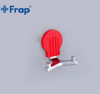 Двойной крючок Frap F33 F3305-2 Хром — фото 4, Крючки для полотенец