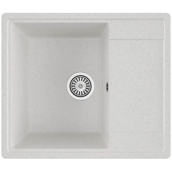 Кухонная мойка Maretti Kitchen KT575-WH Белая — фото 1, Кухонные мойки