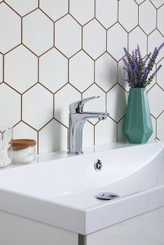 Смеситель для раковины Aquanet Atletic AF310-10С Хром — фото 3, Смесители для раковины