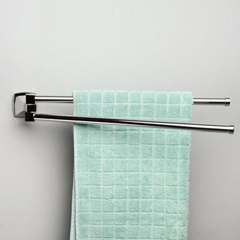 Полотенцедержатель WasserKRAFT Wern K-2531 поворотный Хром — фото 2, Полотенцедержатели