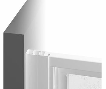 Душевая дверь Ravak Supernova SRV2-75 195 S 14V303O2ZG профиль Черный стекло Grape — фото 3, Раздвижные душевые двери