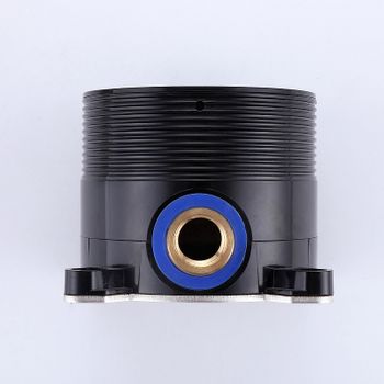 Смеситель для ванны Abber Wasserfall AF8615G Золото матовое — фото 5, Смесители напольные