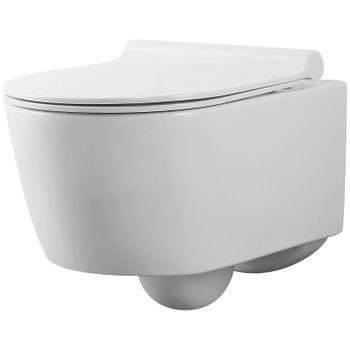 Унитаз Agger AT05100 подвесной с сиденьем Микролифт — фото 1, Подвесные унитазы