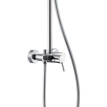 Душевая система Hansgrohe Croma Select S 27255400 Хром Белая — фото 4, Душевые стойки