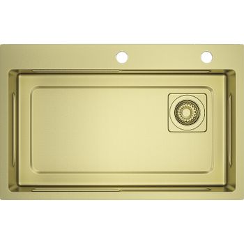 Кухонная мойка Raglo 72 R702.7246.03 Золото матовое — фото 1, Кухонные мойки