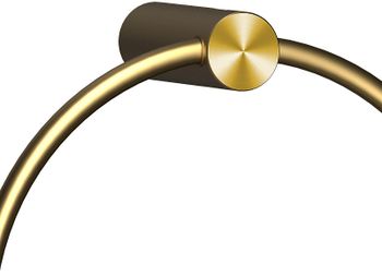 Кольцо для полотенец Raiber Graceful RPG-80006 Золото матовое — фото 2, Полотенцедержатели