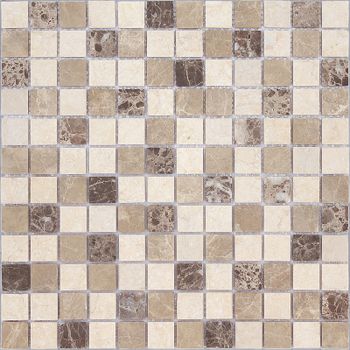 Мозаика Caramelle mosaic Pietrine 4 мм Pietra Mix 1 MAT 29,8x29,8 см — фото 1, Мозаика