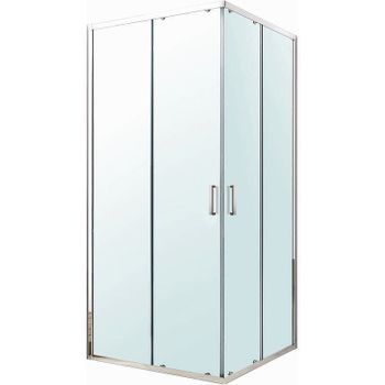 Душевой уголок Berges Solo S 100х100 061121 профиль Хром сильвер стекло прозрачное — фото 1, Квадратные душевые уголки