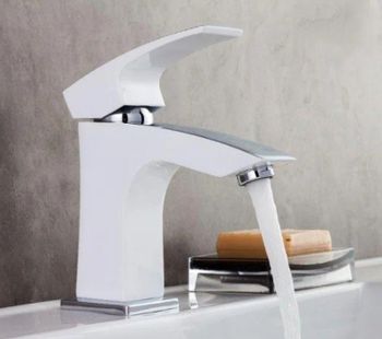 Смеситель для раковины Gappo G07 G1007-7 Белый Хром — фото 12, Смесители для раковины