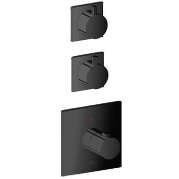 Смеситель для душа Webert Elio EL971402560 Черный матовый — фото 1, Смеситель для душа