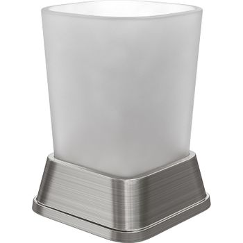 Стакан для зубных щеток WasserKRAFT Amper K-5428N Никель — фото 1, Стаканы для зубных щеток