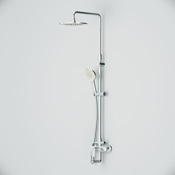 Душевая система AM.PM Like F0780964 Хром — фото 8, Душевые стойки