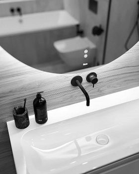 Комплект смесителей Paffoni Light KITCOL632NO007 Черный матовый — фото 14, Готовые комплекты для ванной комнаты