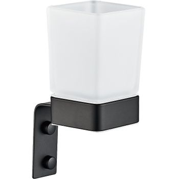 Стакан для зубных щеток Boch Mann CR-D01-06MB BM10664 Черный матовый — фото 1, Стаканы для зубных щеток