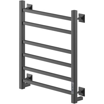 Электрический полотенцесушитель Ника Step-2 60/40 U Черный матовый — фото 1, Электрические полотенцесушители