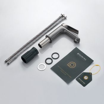 Смеситель для раковины Splenka S30.10.09 Графит матовый — фото 11, Смесители для раковины