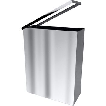 Ведро для мусора Bemeta Hotel 125115045 Хром матовый — фото 1, Мусорные ведра