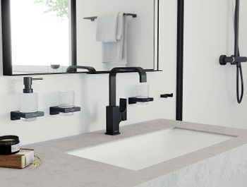 Смеситель для раковины Hansgrohe Metropol 32511670 Черный матовый — фото 2, Смесители для раковины