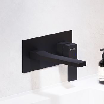 Смеситель для раковины Damixa Gala 530260300 Черный матовый — фото 2, Смесители для раковины