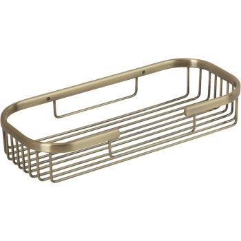 Полка корзина Veragio Basket VR.GFT-9049.BR Бронза — фото 1, Полки для ванной и душа