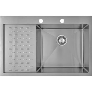 Кухонная мойка Seaman Eco Marino SMB-7851PLS.B Нержавеющая сталь — фото 1, Кухонные мойки