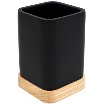 Стакан для зубных щеток Ridder Amara 2244110 Черный — фото 1, Стаканы для зубных щеток