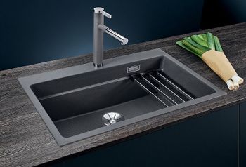 Кухонная мойка Blanco Etagon 8 Silgranit 525187 Антрацит — фото 3, Кухонные мойки