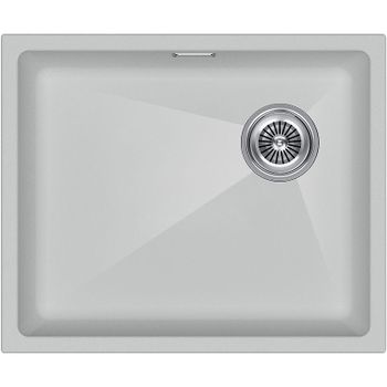 Кухонная мойка Paulmark Lumi 55 UNI-Skew LU55SK-WH Белая — фото 1, Кухонные мойки
