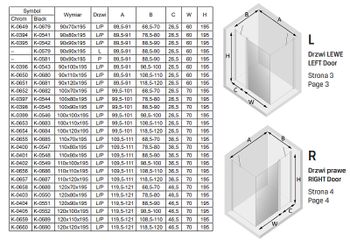 Душевой уголок New Trendy New Soleo Chrome 90x120 K-0651 профиль Хром стекло прозрачное — фото 8, Прямоугольные душевые уголки