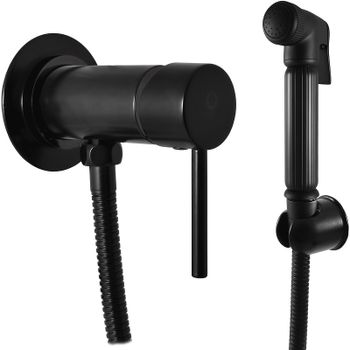 Гигиенический душ со смесителем Rav Slezak Seina SE947/1CMAT Черный матовый — фото 1, Гигиенические души