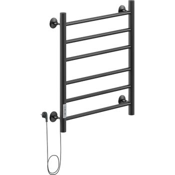 Электрический полотенцесушитель Ника WAY-2 60/50 Черный матовый — фото 1, Электрические полотенцесушители