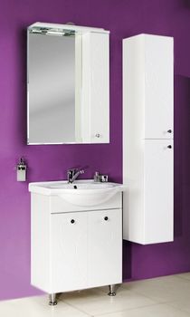 Тумба под раковину Aquaton Лиана 65 1A165701LL010 Белая — фото 4, Тумбы под раковину