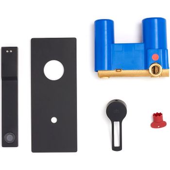 Комплект смесителей Paffoni Ringo KITRIN015NO071 Черный матовый — фото 9, Готовые комплекты для ванной комнаты