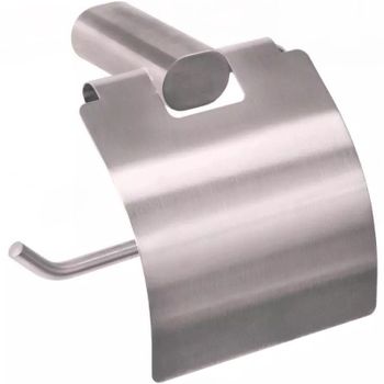 Держатель туалетной бумаги Remer Lounge LN60XV с крышкой Сталь — фото 1, Держатели туалетной бумаги