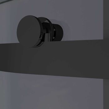 Душевая дверь Vincea Como-N 140 VDS-4CN140CGB профиль Черный стекло тонированное — фото 4, Раздвижные душевые двери