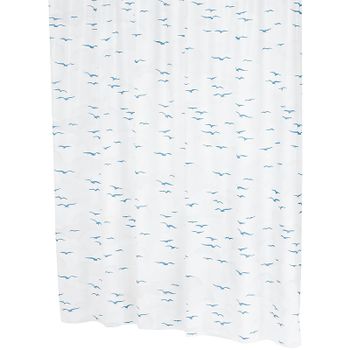 Штора для ванны Ridder Sylt 180х200 32313 Голубая — фото 1, Шторы для ванной