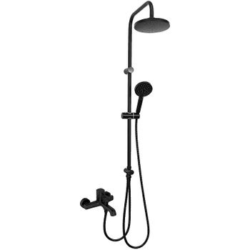 Душевая система Orange Karl M05-932b Черная — фото 1, Душевые стойки