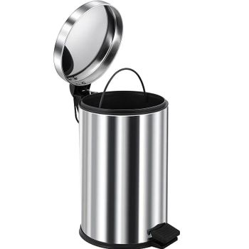 Ведро для мусора Berges 121007 Хром — фото 2, Мусорные ведра