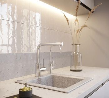 Кухонная мойка Domaci Бьелла DMC-42 GWS-42-310 Серая — фото 3, Кухонные мойки