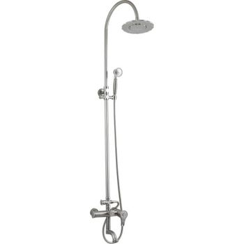 Душевая система ZorG Antic A 402DS-SL Хром — фото 1, Душевые стойки