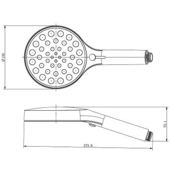 Душевая система Vincea Inspire VSFW-3I21T2RMB с термостатом Черная матовая — фото 17, Встраиваемые душевые комплекты